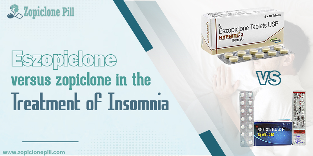 Eszopiclone versus zopiclone in the treatment of insomnia